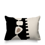 Kanai Abstract Reversible Indoor/Outdoor Rectangular Pillow