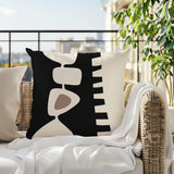 Kanai Abstract Reversible Indoor/Outdoor Square Pillow