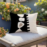 Kanai Abstract Reversible Indoor/Outdoor Square Pillow