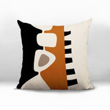 Kanai Abstract Reversible Indoor/Outdoor Square Pillow