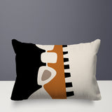 Kanai Abstract Reversible Indoor/Outdoor Rectangular Pillow