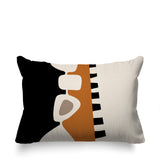 Kanai Abstract Reversible Indoor/Outdoor Rectangular Pillow