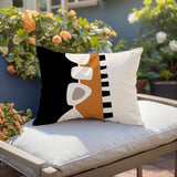 Kanai Abstract Reversible Indoor/Outdoor Square Pillow
