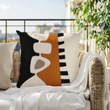 Kanai Abstract Reversible Indoor/Outdoor Square Pillow