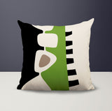 Kanai Abstract Reversible Indoor/Outdoor Square Pillow