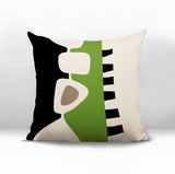 Kanai Abstract Reversible Indoor/Outdoor Square Pillow