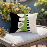 Kanai Abstract Reversible Indoor/Outdoor Square Pillow