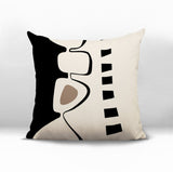 Kanai Abstract Reversible Indoor/Outdoor Square Pillow