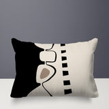 Kanai Abstract Reversible Indoor/Outdoor Rectangular Pillow