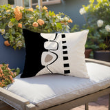 Kanai Abstract Reversible Indoor/Outdoor Square Pillow