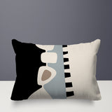 Kanai Abstract Reversible Indoor/Outdoor Rectangular Pillow