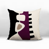 Kanai Abstract Reversible Indoor/Outdoor Square Pillow