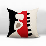 Kanai Abstract Reversible Indoor/Outdoor Square Pillow