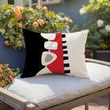 Kanai Abstract Reversible Indoor/Outdoor Square Pillow
