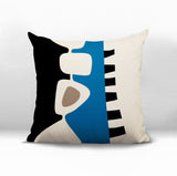 Kanai Abstract Reversible Indoor/Outdoor Square Pillow