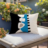 Kanai Abstract Reversible Indoor/Outdoor Square Pillow