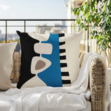 Kanai Abstract Reversible Indoor/Outdoor Square Pillow