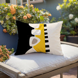 Kanai Abstract Reversible Indoor/Outdoor Square Pillow