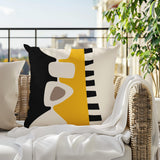 Kanai Abstract Reversible Indoor/Outdoor Square Pillow