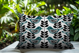 Kandice Bird Reversible Indoor/Outdoor Square Pillow
