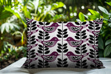 Kandice Bird Reversible Indoor/Outdoor Square Pillow