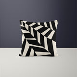 karamo Abstract Reversible Indoor/Outdoor Square Pillow Cover