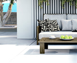 karamo Abstract Reversible Indoor/Outdoor Square Pillow Cover