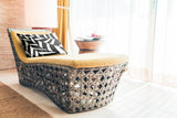 karamo Abstract Reversible Indoor/Outdoor Rectangular Pillow