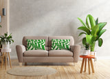 karamo Abstract Reversible Indoor/Outdoor Rectangular Pillow
