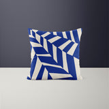 karamo Abstract Reversible Indoor/Outdoor Square Pillow Cover