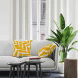 karamo Abstract Reversible Indoor/Outdoor Square Pillow Cover