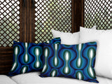 Karl Geometric Reversible Indoor/Outdoor Rectangular Pillow
