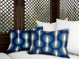 Karl Geometric Reversible Indoor/Outdoor Rectangular Pillow