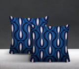 Karl Geometric Reversible Indoor/Outdoor Square Pillow