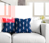 Karl Geometric Reversible Indoor/Outdoor Square Pillow