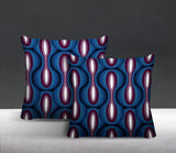 Karl Geometric Reversible Indoor/Outdoor Square Pillow
