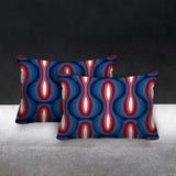 Karl Geometric Reversible Indoor/Outdoor Rectangular Pillow
