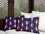 Karl Geometric Reversible Indoor/Outdoor Rectangular Pillow