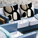 Karney Spun Polyester Square Indoor/Outdoor Throw Pillow
