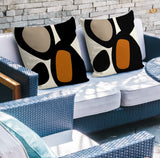 Karney Spun Polyester Square Indoor/Outdoor Throw Pillow