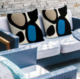 Karney Spun Polyester Square Indoor/Outdoor Throw Pillow
