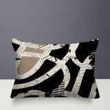 Kaya Abstract Reversible Indoor/Outdoor Rectangle Pillow