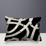 Kaya Abstract Reversible Indoor/Outdoor Rectangle Pillow