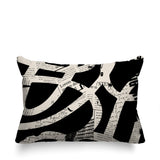 Kaya Abstract Reversible Indoor/Outdoor Rectangle Pillow