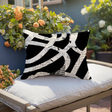 Kaya Abstract Reversible Indoor/Outdoor Rectangle Pillow