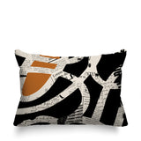 Kaya Abstract Reversible Indoor/Outdoor Rectangle Pillow