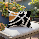 Kaya Abstract Reversible Indoor/Outdoor Rectangle Pillow