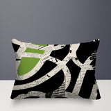 Kaya Abstract Reversible Indoor/Outdoor Rectangle Pillow