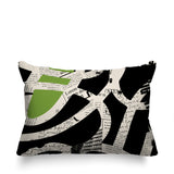 Kaya Abstract Reversible Indoor/Outdoor Rectangle Pillow