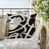 Kaya Abstract Reversible Indoor/Outdoor Square Pillow